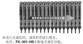 通過光通信功能，最多可同時調整16臺傳感器　[所有機型]